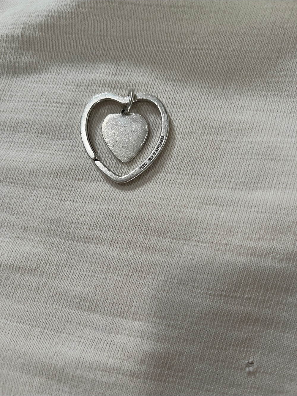 Tiffany and Co. heart key ring